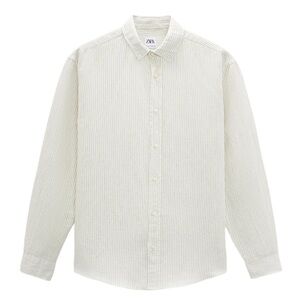 Zara Striped Button-Up Shirt
